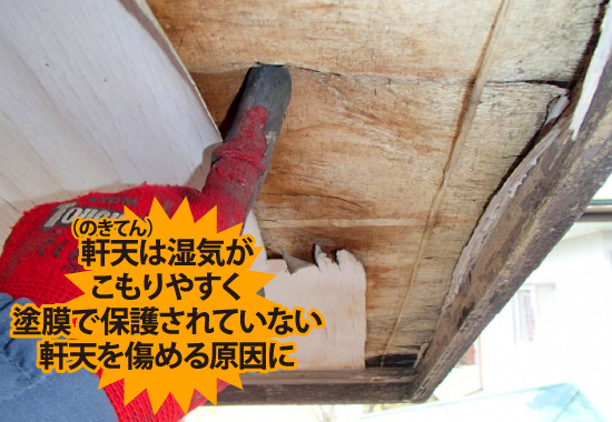 18-36 軒天は湿気が こもりやすい