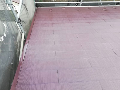 相模原市緑区久保沢でラジカル塗料ファインパーフェクトベストでスレート屋根塗装