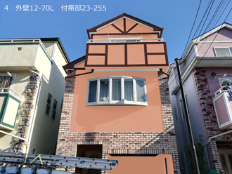 t9 カラーシミュレーション、4 外壁12-70L 付帯部23-255