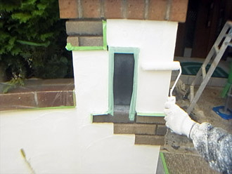 横浜市青葉区　屋根塗装　外壁塗装　細部の塗装　軒天塗装　施工後