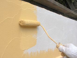 外壁塗装の様子2
