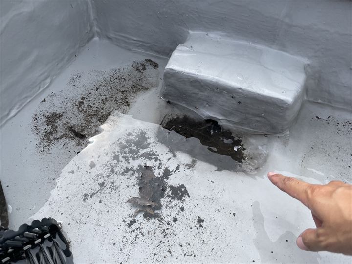 排水口の詰まり