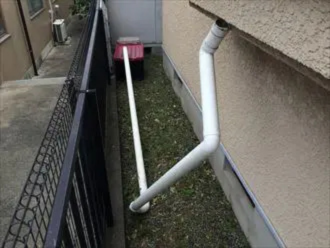 雨樋の飛散