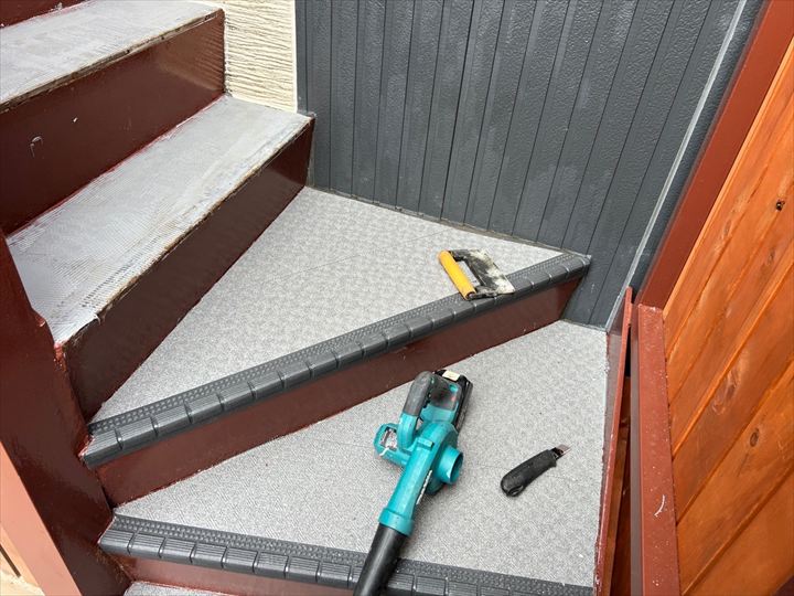 長尺シート設置