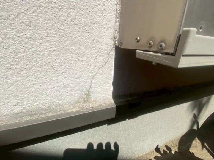 モルタル外壁亀裂