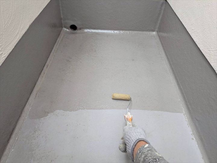 バルコニー床の塗装