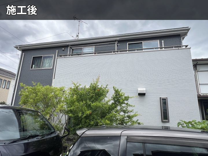 施工後の外観全景