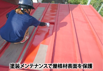 塗装メンテナンスで屋根材表面を保護