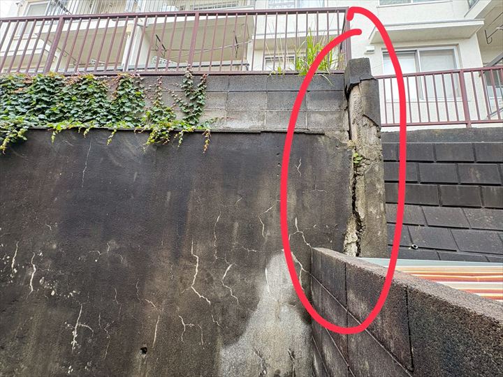 出隅の割れ