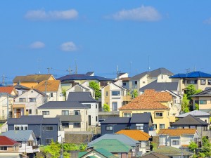 屋根カラフル