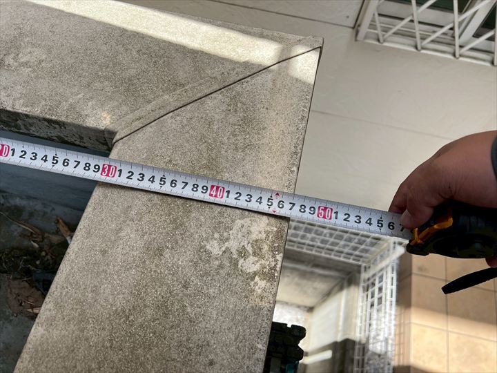 笠木の様子
