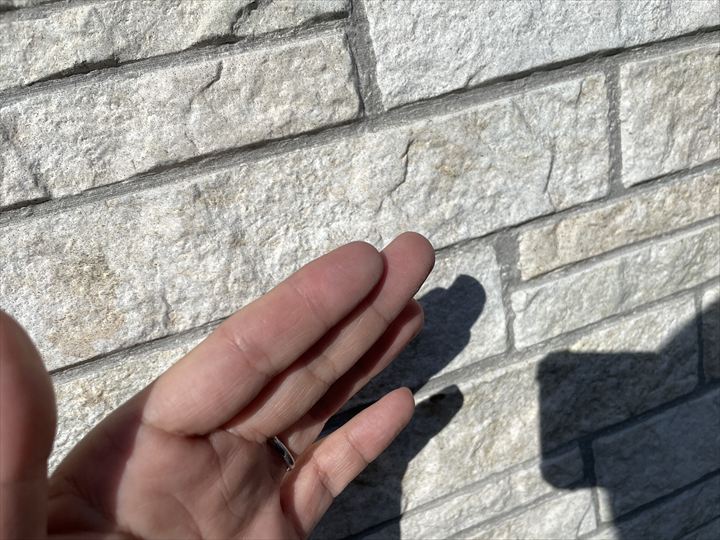 デザインサイディングではチョーキング無し