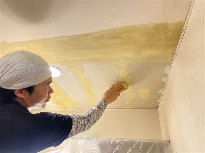 パテで段差を調整