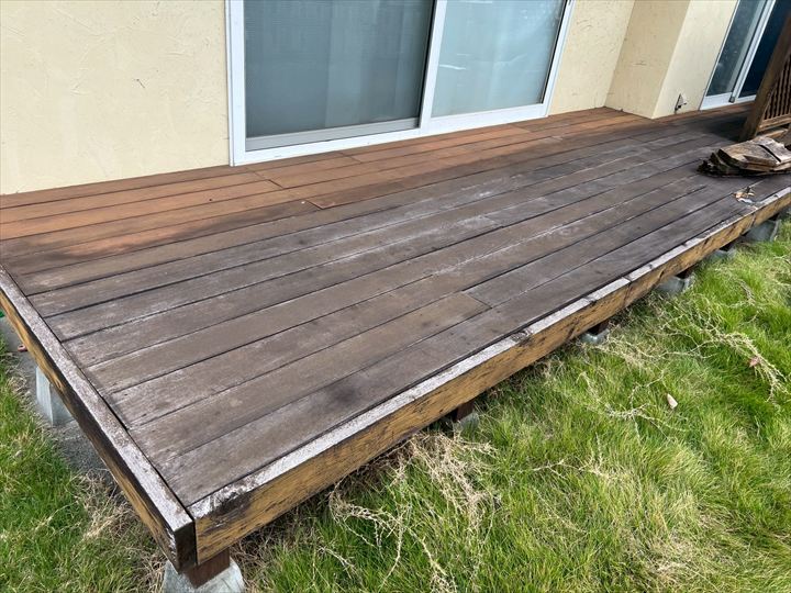 ウッドデッキの劣化