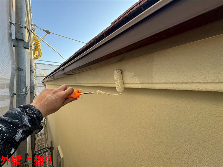 外壁上塗り
