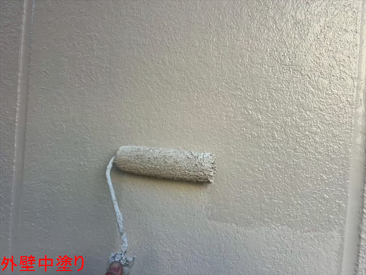 外壁中塗り