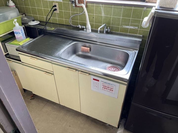 シンクを元に戻して完成です