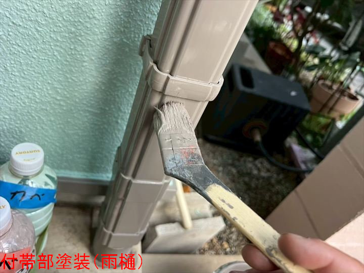 付帯部塗装(雨樋)