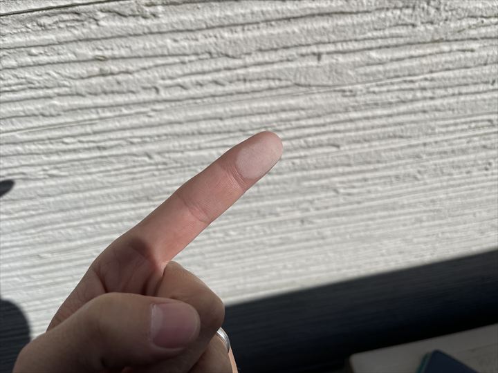 一般サイディングではチョーキング有り