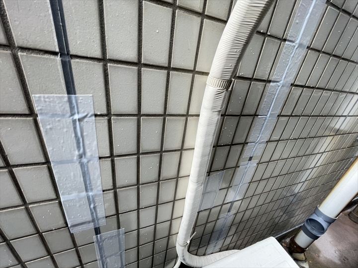 DIYで補修した形跡