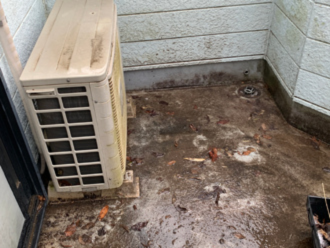 ベランダ防水層の劣化