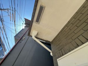 ドレン周りで雨漏り