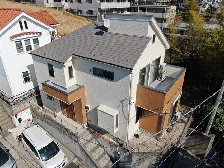 塗装後の住宅写真