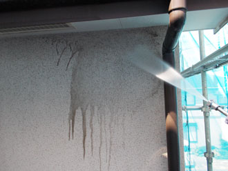 川崎市　外壁塗装　高圧洗浄