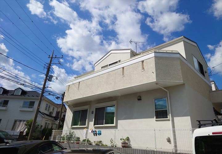 横浜市泉区新橋町の外壁塗装検討中のお宅の調査に伺いました
