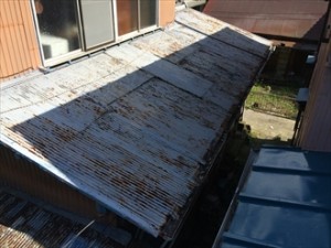 トタン屋根のサビ