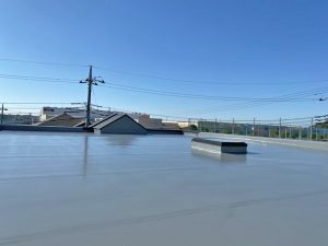 ウレタン防水施工後