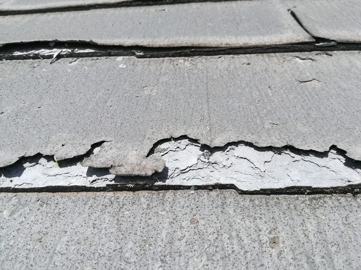 パミール屋根の劣化