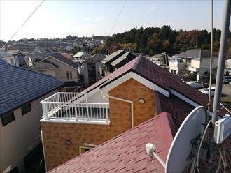 塗装前の屋根の様子