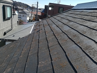 屋根表面の傷み具合