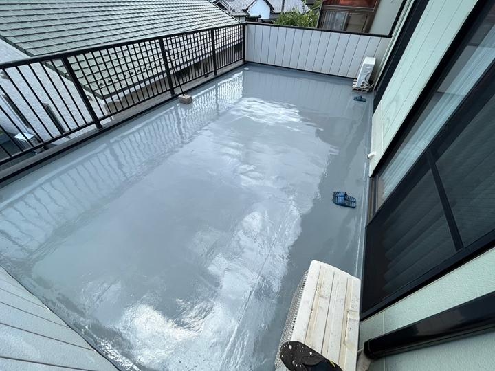 メンテナンスされたベランダ防水