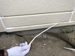 ALC外壁の目地補修