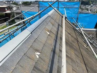 屋根カバー工法：施工前
