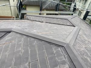 アスベスト含有スレート屋根