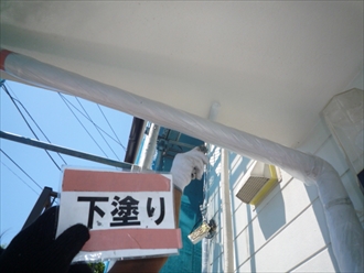 横浜市港北区で塗装工事進捗