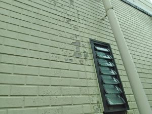 塗膜の剥がれ