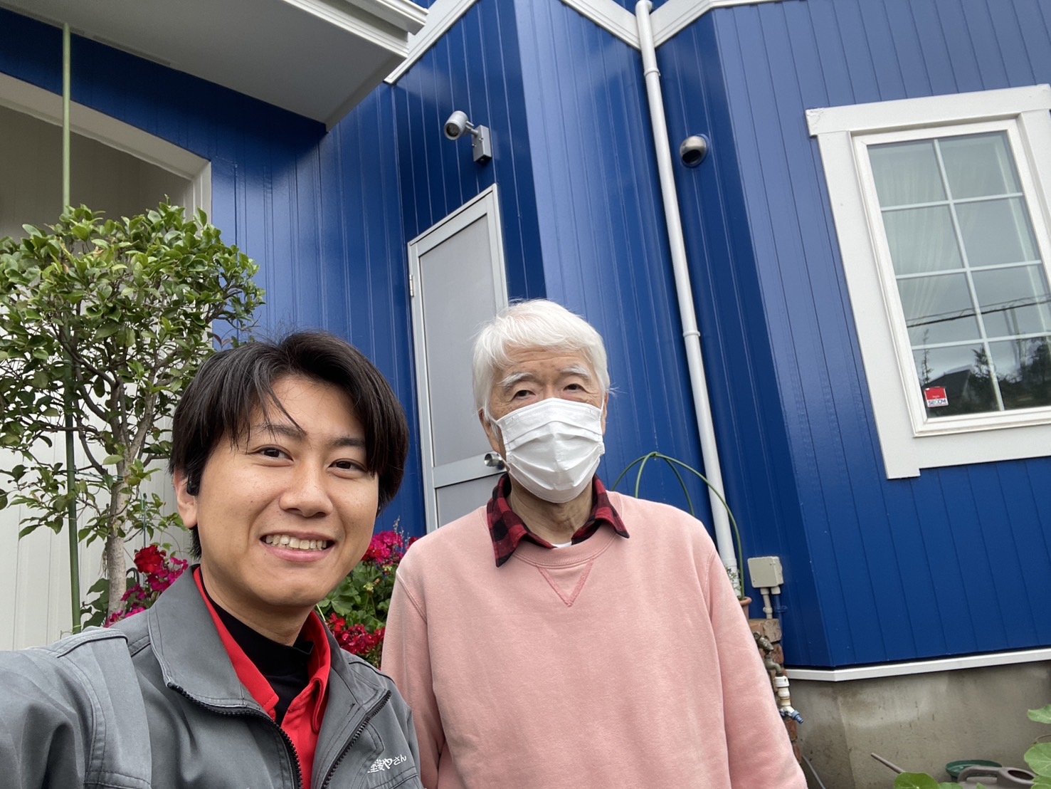 工事前お客様写真