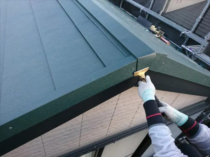 スーパーガルテクトの施工