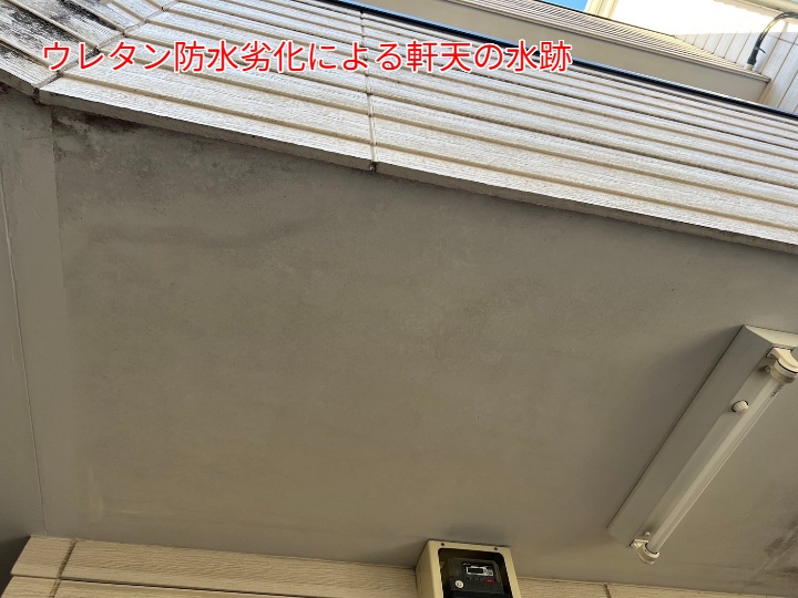 軒天の雨染み