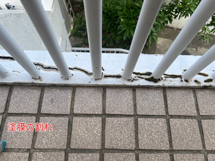 塗膜の割れ