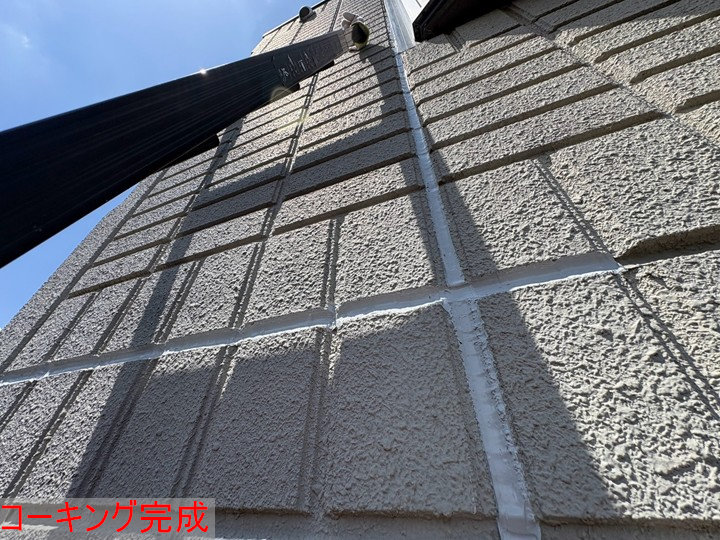 横浜市南区八幡町で目地コーキング増し打ち工事　雨漏り原因となる外壁目地の亀裂を補修