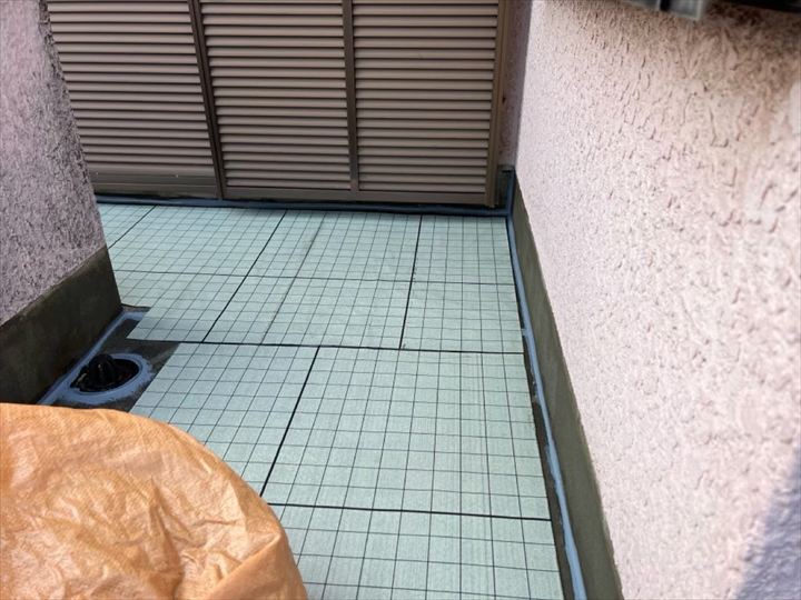 通気緩衝シート施工