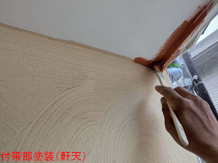 付帯部塗装(軒天)