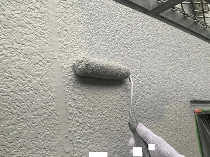 外壁塗装の様子