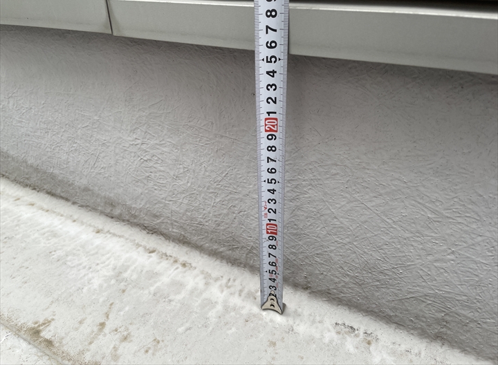 防水の立ち上がり