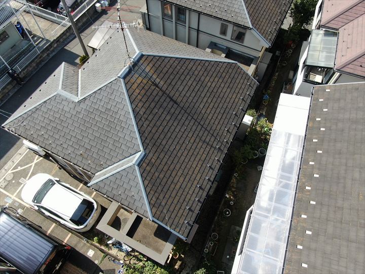 ドローンによる屋根調査